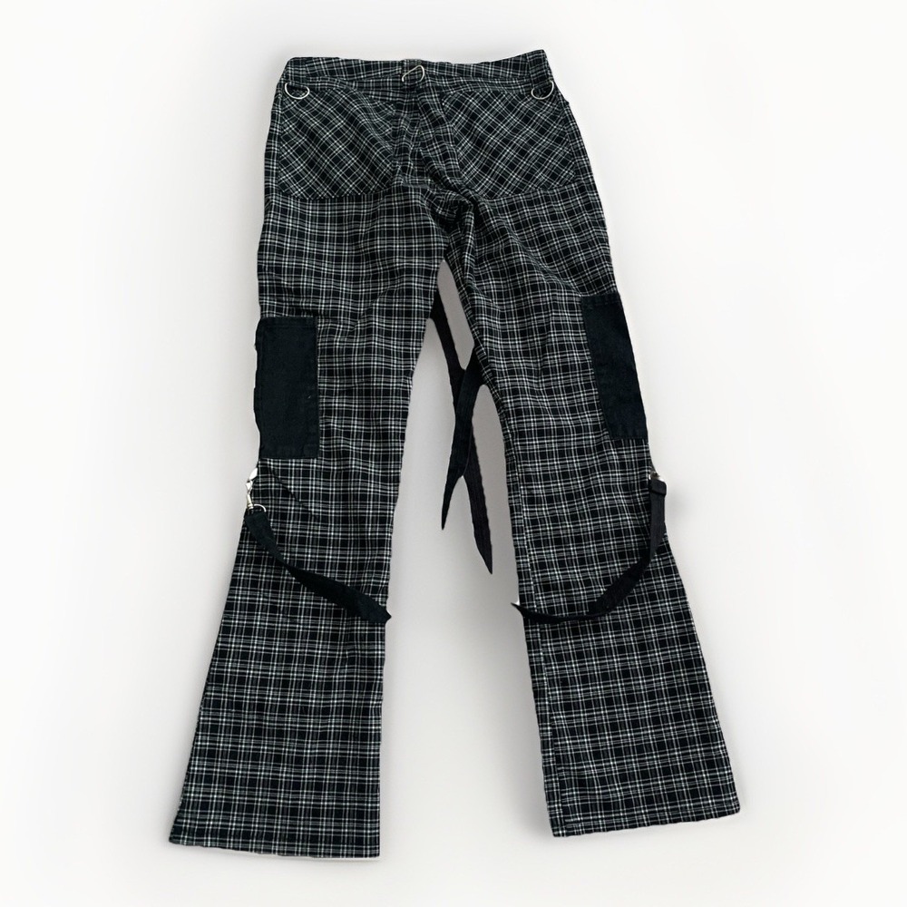 Vintage Serious Pants Y2K Plaid - Picture 3 of 6